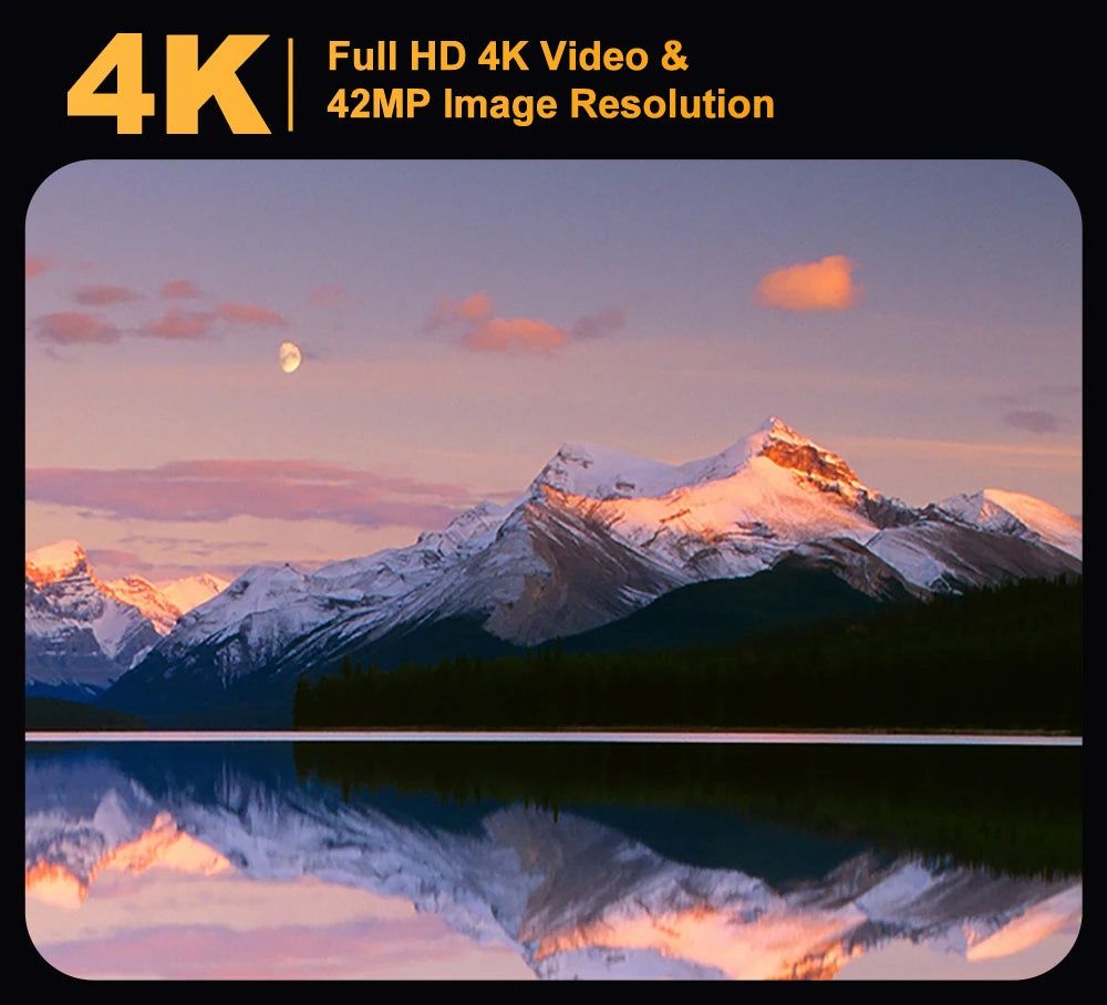 4K Portable Digital photography Camera 2 in1 Photo Video Record DV Travel Video Camera 18X Zoom 3'' Rotatable Screen With Flash.