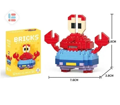 Disney 108 Style Stitch LinaBell Hello Kitty Building Blocks Princess Cartoon Figrues Bricks Children's Assembly Toys Model Gift