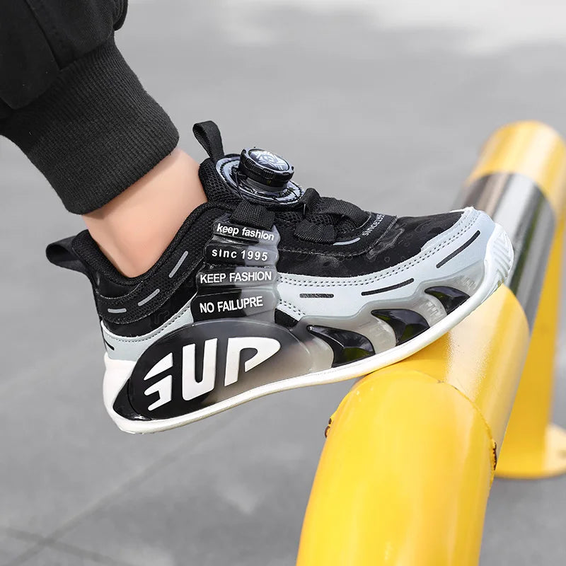 Autumn New Design Children Sneaker Boy Sports Shoes Fashion 4 To 12 Years Kids School Tennis Shoes Boy Casual Sneaker.