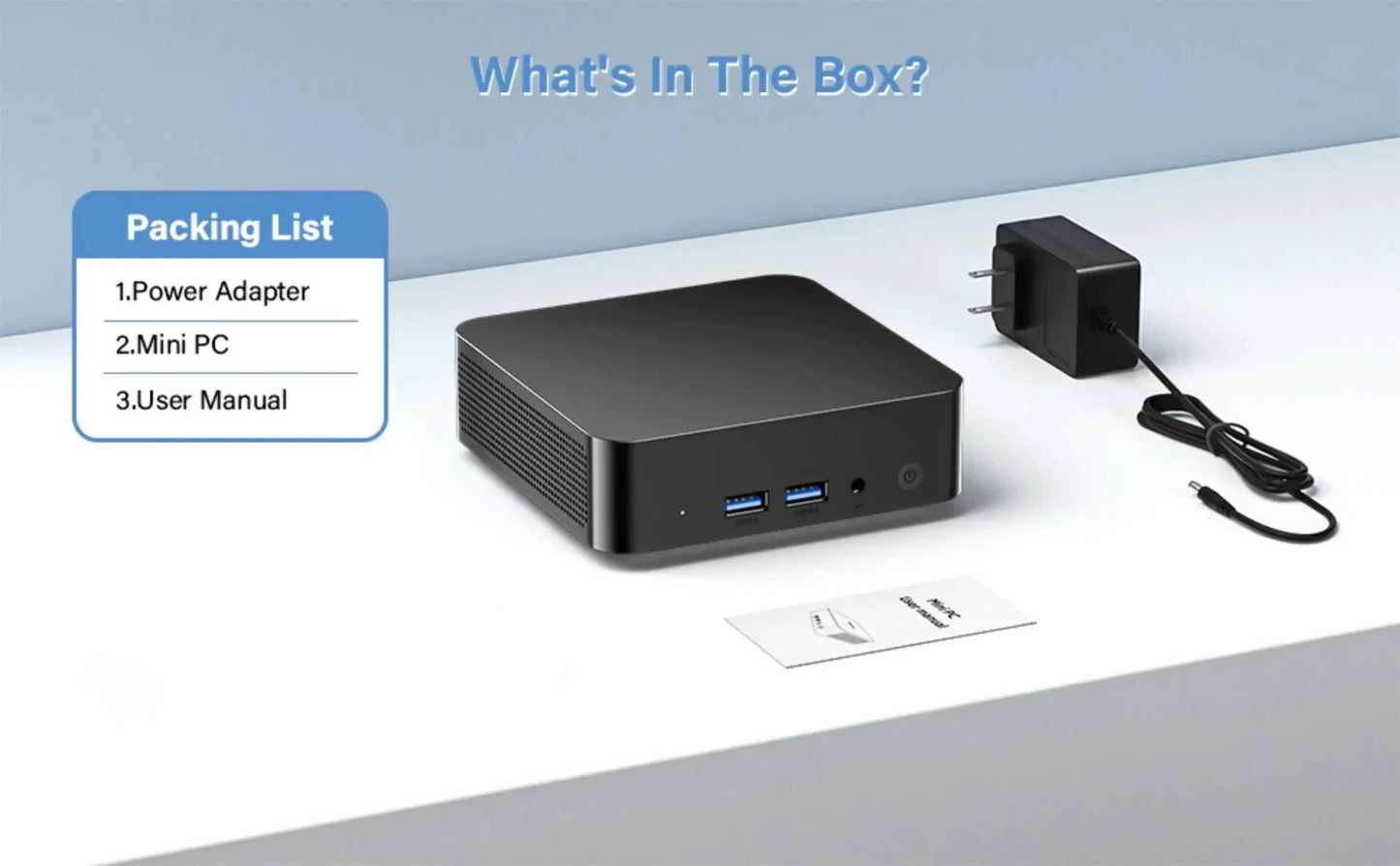 2025 NEW MINI PC Windows 11 Intel Core i9 8950HK 16GB RAM 1TB SSD Computer Dual WIFI 6 BT5.2 4K HD Mini Gaming office studyPc.