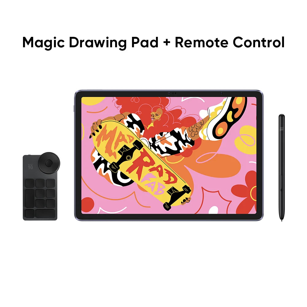 XPPen Magic Drawing Pad 12 inch Tablet Android Pad 2K Resolution 16K Levels 8GB 256GB Graphics Drawing Tablet Monitor Android 14