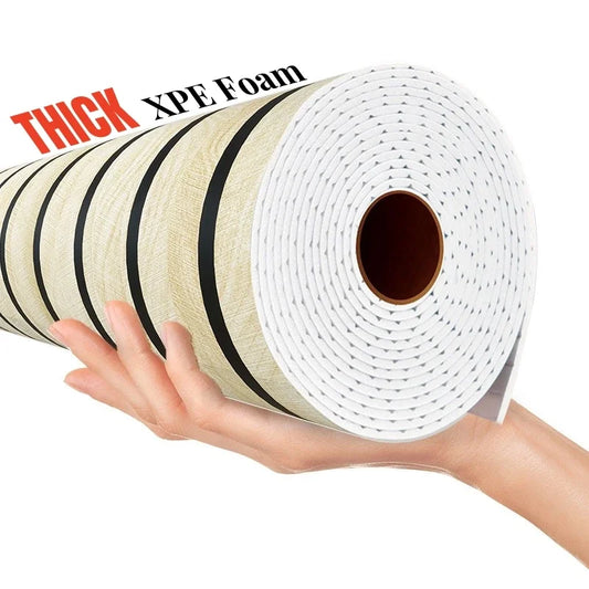 Faux Grille Wall Stickers Self Adhesive Wallpaper for Bedroom Walls Thick Foam Wood Grain Peel and Stick Wallpapers Home Decor