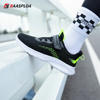 Baasploa Children Sneakers Boys Sports Shoe Tennis Casual Daily School Kids Running Shoes Walking Sneaker for Boys Free Shipping