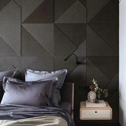 12 Pcs Super 3D Art Wall Panel PVC Waterproof renovation 3D wall sticker Tile Decor Diamond Design DIY Home Decor11.81''x11.81''