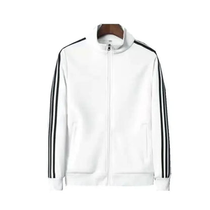 Men's Long Sleeve Running Suit Set Stand Collar Morning Run Versatile Slim Fit Sportswear Two Piece Popular Cross-Border