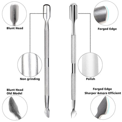 Stainless Steel Nail Scissor Steel Push Nail Art Tool Set Stainless Steel Nail Barb Scissor Nail Remover Skin Eliminator Pliers.