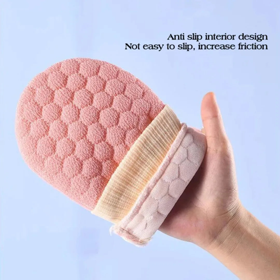 Bath Glove Honeycomb Body Scrub Towel Skin Exfoliating Scrubber Brush Back Body Massage Rubbing Dead Skin Cleansing Bathing Tool.