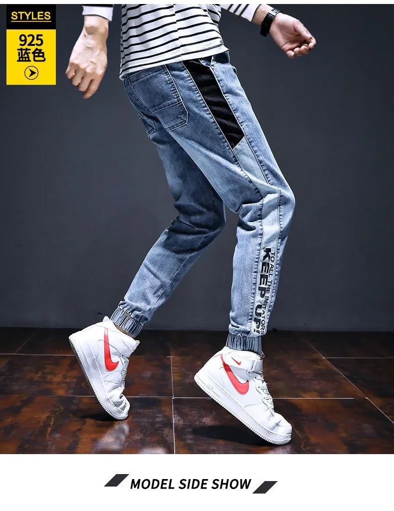 Trendy Marke Frühling Herbst 2023 Neue männer Jeans Lose Fit Vielseitig Arbeitskleidung Stil Koreanische Beiläufige Lange Hosen
