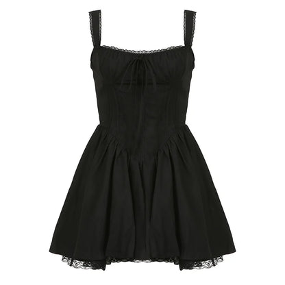 Weiß Spitze Up Rüschen Backless Sexy Kleider Frauen 2023 Roben Elegante Abend Party Kleid Bodycon Mini Sommer Kleid Vestidos