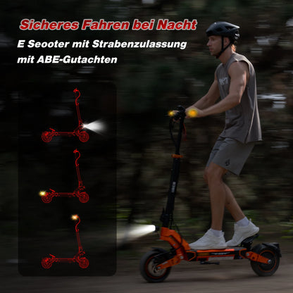 RCB electric scooter D7/D7 PRO ABE (premium version), NFC/ Turn Signal/APP, 500W Motor Peak 1600, 3 Speeds E Scooter for Adults.