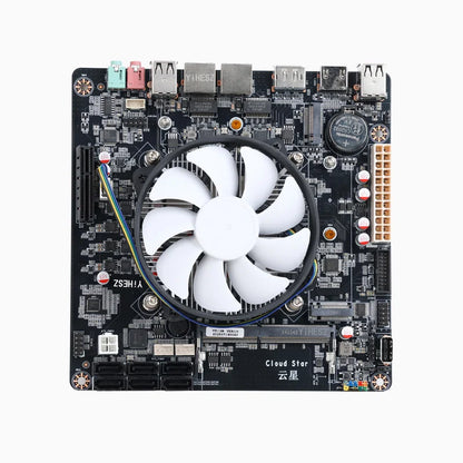 N150 NAS DDR4 Motherboard 6* SATA3.0 2X Intel I226 2.5G Mini ITX 17x17CM 2* M.2 1XPCIE For Soft Router DIY NAS Storage Server.