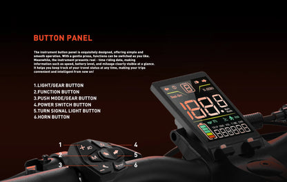 JOYOR T10 Folding Electric Scooter, Dual 1000W Motor, 10 inch Off-road Adults E-scooter with 60V 18Ah Battery.