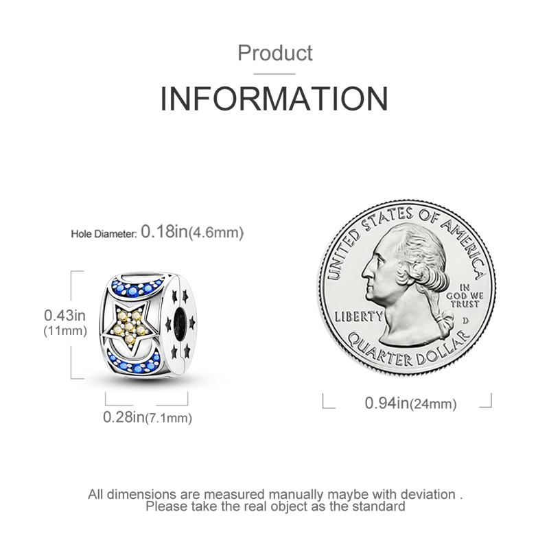 Silver Clasp 925 Sterling Silver CZ pave Clip Charms Daisy Beads Stopper Safety Chain fit Original Bangle Bracelet Jewelry Clip.