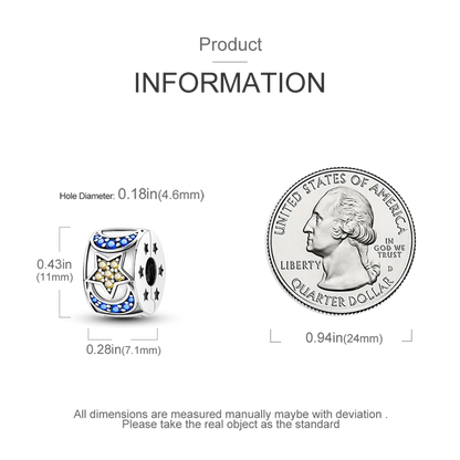 Silver Clasp 925 Sterling Silver CZ pave Clip Charms Daisy Beads Stopper Safety Chain fit Original Bangle Bracelet Jewelry Clip.