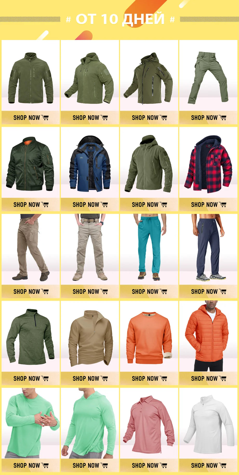 TACVASEN IX9 Winter Softshell Thermal Hiking Pants Work Pants Mens Fleece Cargo Pants Waterproof Warm Outdoor Male Trousers