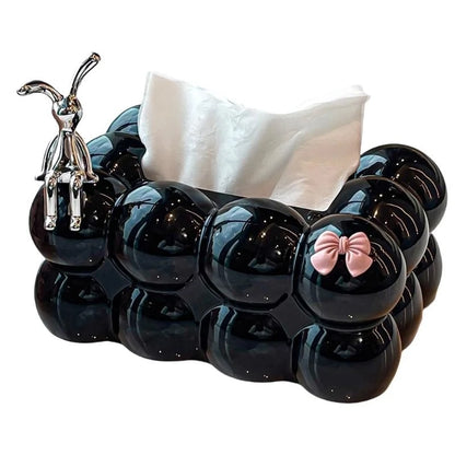 50LF Lovely Rabbit Design Marshmallows Tissue Box For Kids And Adults Home Decoration.