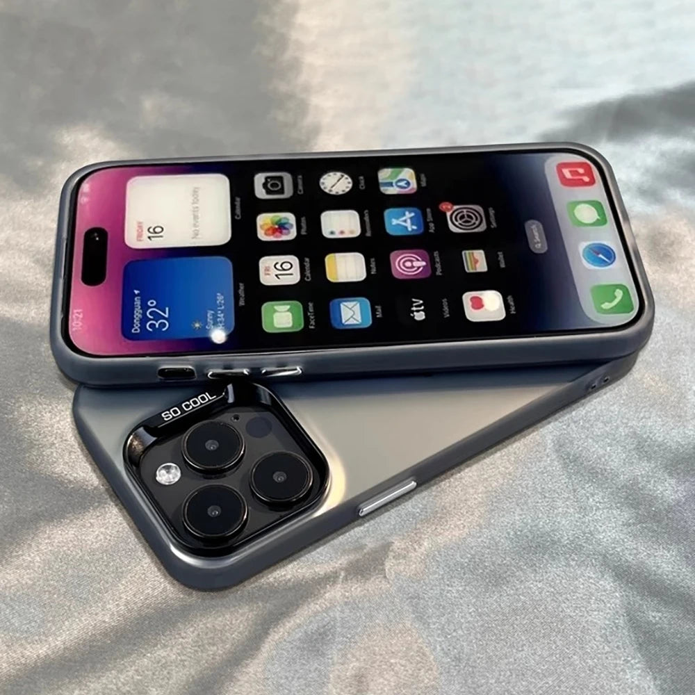 Fashion Red Phone Case For ins B-Bulles Phone Case For iPhone 16e 16 15 14 13 12 11 mini Pro Max X XR XSMAX Plus Anti Back Cover.