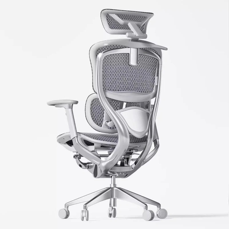 Ergonomischer Computerstuhl Designer Bequeme nordische Fußstütze Moderner trendiger Bürostuhl Entspannendes Lesen Muebles-Möbel