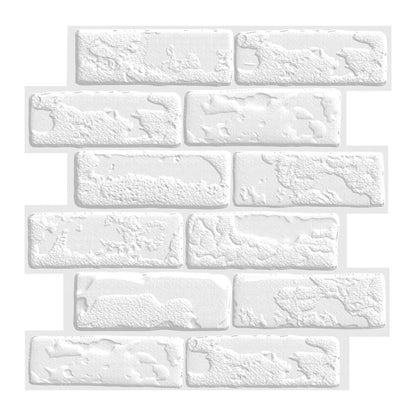 1/10pcs 3D Wall Sticker Self-adhesive Faux Brick Wall Panel Peel and Stick Kitchen Tile Backsplash Bathroom Wall Tile Sticker