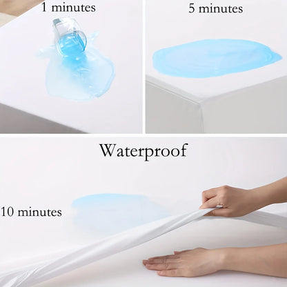 2-Zipper & 6-Side Waterproof Mattress Protector -Ultra Soft Knitted Fabric Breathable Noiseless Mattress Encasement.