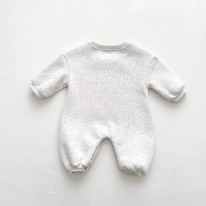 Neuankömmling Cartoon Dino Print Baby Neugeborenen Stram pler Säuglings mädchen Overalls Langarm Jungen Kleidung ein Stück