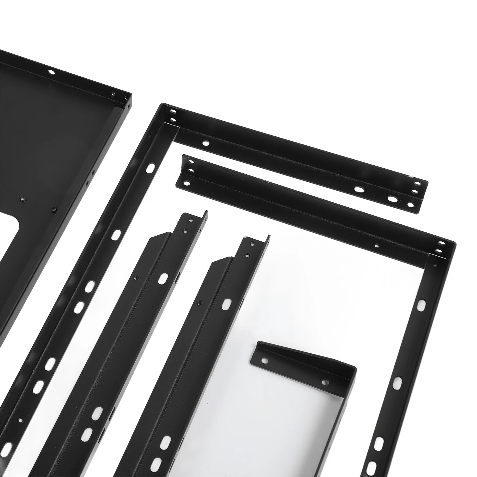 ATX Open Chassis Case Rack Large Space Expansion DIY Assembled Powerful Cooling Gaming PC Case Open Frame Steel Plate for EATX.