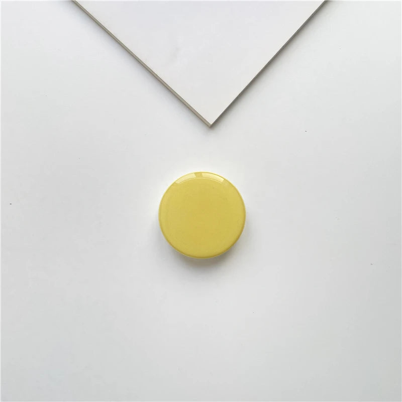 Popped Luxury Glossy Phone Socket for iPhone 12 13 14 Grip Tok Phones Holder Finger Ring Stand for Xiaomi Huawei.