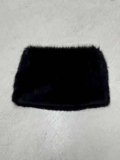 2025 Fall Winter Women Fashion Faux Fur Bodycon Mini Skirts All Matching Basic Casual Streetwear Bottoms Furry Skirt Clubwear.
