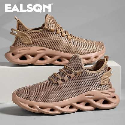 Männer Sport Laufen Schwarz Jogging Schuhe Casual Turnschuhe Braun Outdoor Atmungsaktive Mesh Frauen Licht Stoßdämpfung Schwarz Tennis.