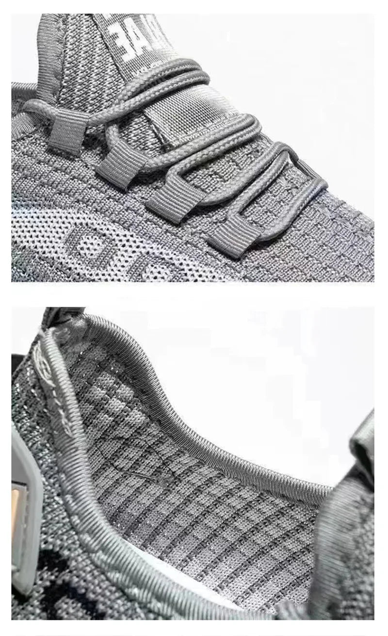 Men Shoes Sneakers Casual Shoes Breathable Mesh Comfortable Fashion Shoes Trendy Casual Shoes Student Sports Shoes Mesh.