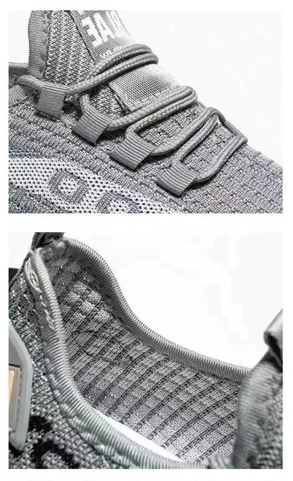 Men Shoes Sneakers Casual Shoes Breathable Mesh Comfortable Fashion Shoes Trendy Casual Shoes Student Sports Shoes Mesh.