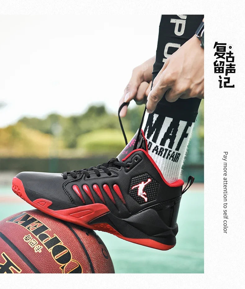 2024 Men Basketball Shoes Outdoor Sports Shoes Male Trendy Sneakers Wear Resistant Rubber Sole Basketball Shoes unisex 36-45