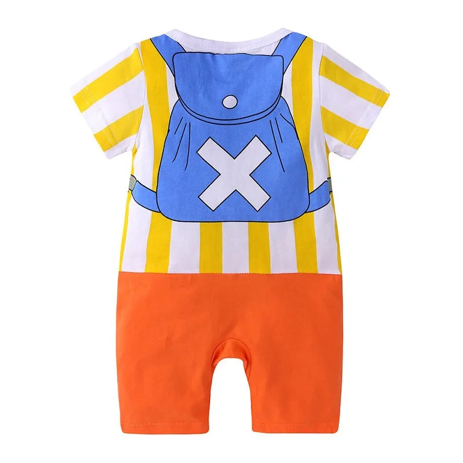 0-2 Jahre Baby Junge und Mädchen Strampler Neugeborenen Sommer Kurzarm Overall Baby Anime Cartoon Baumwolle Cosplay Kostüm.