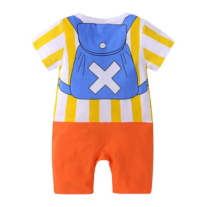 0-2 Jahre Baby Junge und Mädchen Strampler Neugeborenen Sommer Kurzarm Overall Baby Anime Cartoon Baumwolle Cosplay Kostüm.