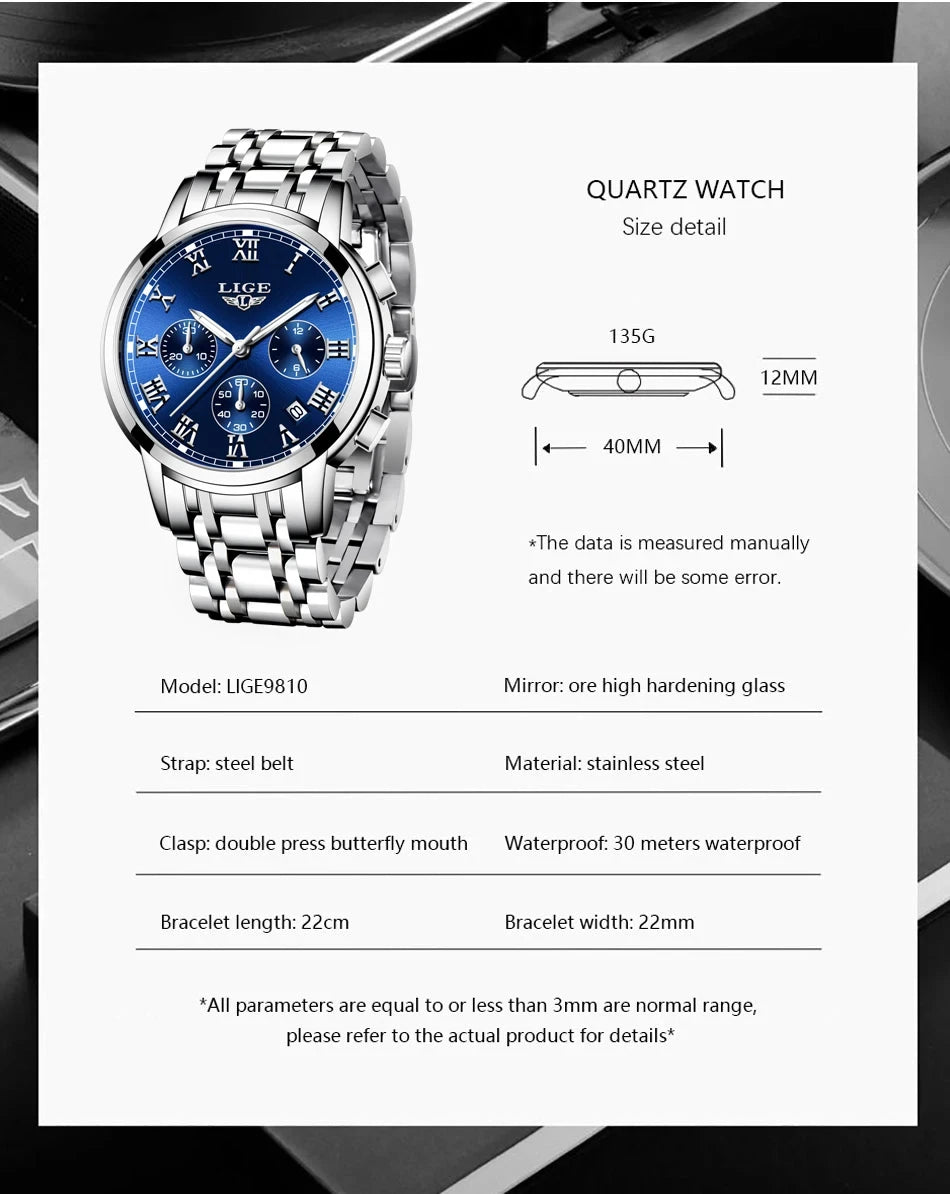 LIGE 2024 New Fashion Women Watches Ladies Top Brand Luxury Creative Steel Women Bracelet Watches Female Quartz Waterproof Watch.