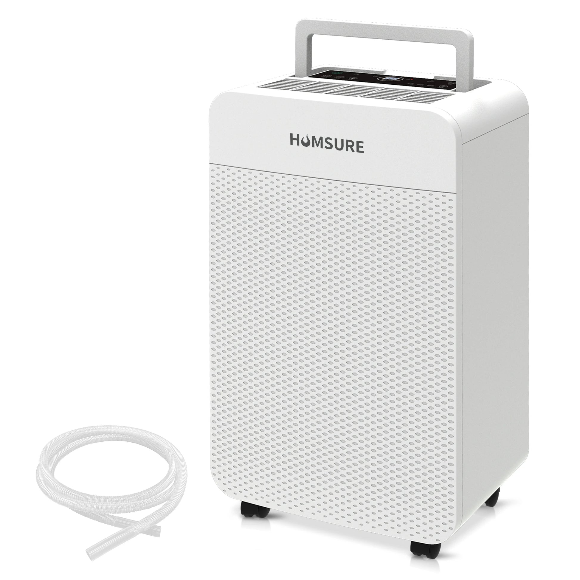 HUMSURE Electric Dehumidifier 25L/24H, Dehumidifier Basement Rooms with 5.5 Litre Water Tank, Timer, Automatic Defrosting.
