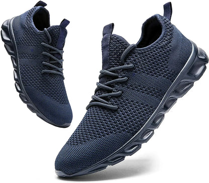 2024 Trend men's casual shoes light sneaker white large size outdoor breathable mesh fashion sports black running tennis shoes