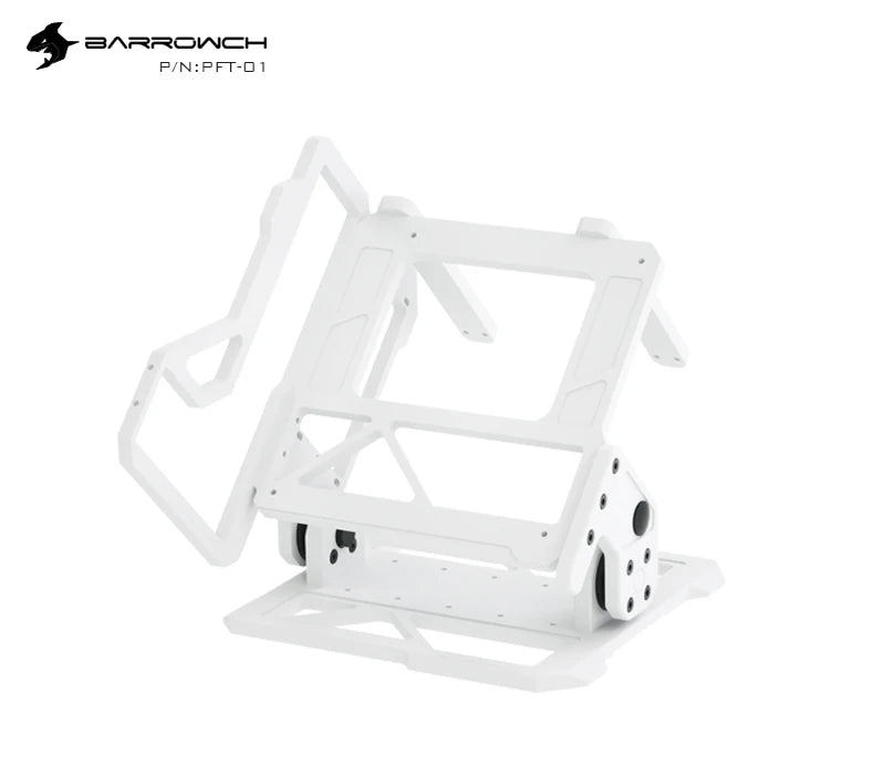 Barrowch ITX Open Frame Aluminum Alloy Water-cooling Computer Case DIY Adjustable Angle PFT-01