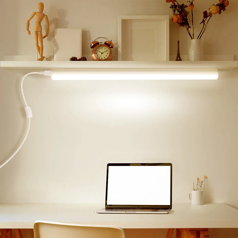 T5 Led Tube Light Bar 180-265V Kitchen Under Cabinet Lamp Connected Closet Lamp Indoor Lighting Fixture For Living Room Bedroom.