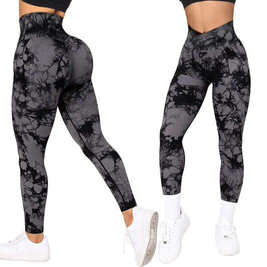 Tie Dye Fitness Legging Frau Push-Up Workout Sport Leggings Frauen Scrunch Butt Weibliche Outfit Gym Nahtlose Legging Hosen.