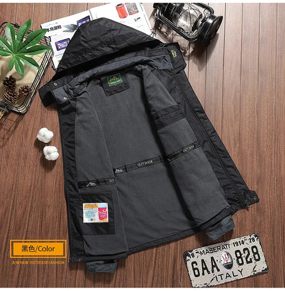 9xl Thermal Jacket Winter Parka Men Windbreak Thick Warm Windproof Coats Male Military Hooded Jackets Men's Winter Warm Jackets.