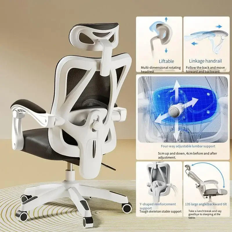 UVR Gaming Computer Stuhl Mesh Atmungsaktive Personal Stuhl Ergonomisches Design Armlehne Stuhl Sitzen Bequem THome Bürostuhl Möbel