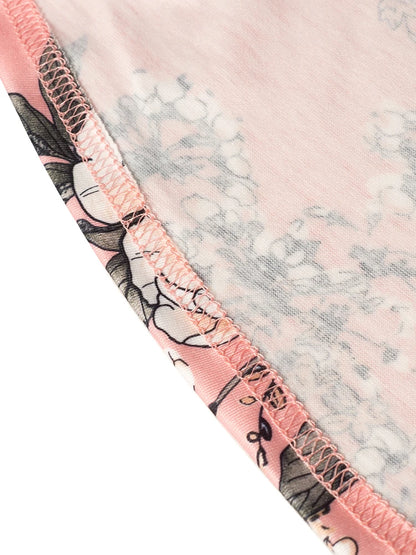 Nice-forever Vintage Elegante Blumen Druck Plissee Rundhals vestidos A-Line Pinup Business Party Frauen Flare Swing Kleid A102