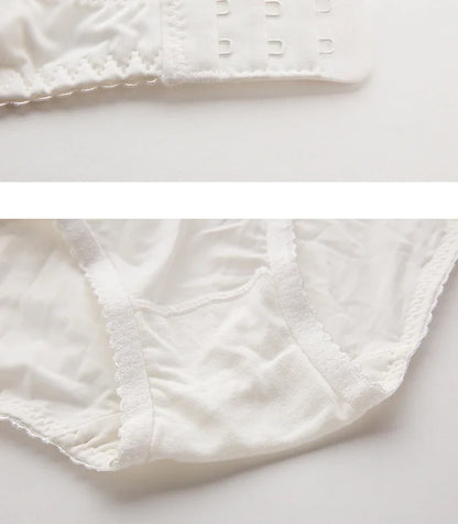 Plus Size Sexy Half Cup Lace Bra Sheer Mesh Unlined Bralette for Women A D Cup, Invisible Push Up Underwire Lingerie Set.