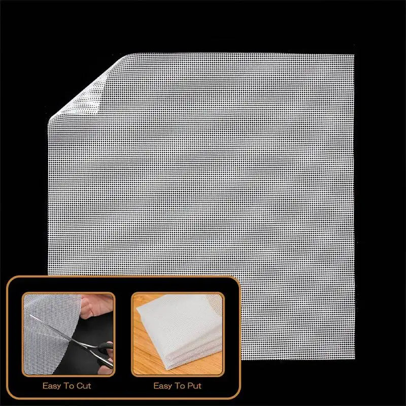 2pcs Silicone Sheet Steamer Pad Non-stick Food Fruit Dehydrator Mats Square Mesh Dehydrator Tray Steamer Mat for Fruit Dryer.