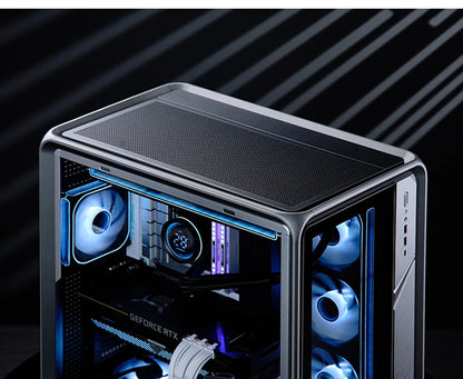 JONSBO BO400 ATX Desktop Case Aluminum Side View Sea View Room Chassis Supports 360 Water-cooled 10 Fan Positions