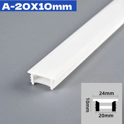 1M-10M Rimless LED Neon Rope Lamp Silicone Tube Diffuser Channel For WS2811 WS2812B Recessed Outdoor Ribbon Flexible Strip Light