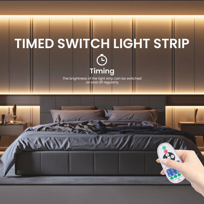 COB LED Strip Dimmable 220V 288LEDs/m Wall Touch Wifi Bluetooth Remote Control Power Kit Waterproof Silicone Tube Adhesive Tape.