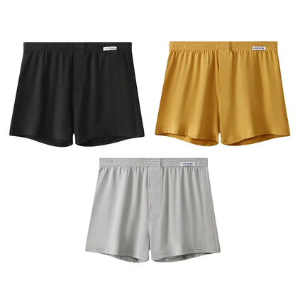 Herrenhöschen, Baumwolle, lockere Boxershorts, weiche, feuchtigkeitsableitende Jersey-Unterwäsche, Übergröße, Lounge, Sommer, Stretch, Schlaf, Pfeilhose