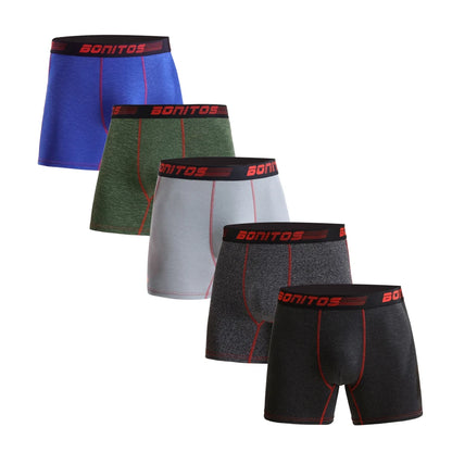5 stücke Pack 2025 Männer Höschen Polyester Unterwäsche Männliche Marke Boxer Und Unterhose Für Homme Lot Luxus Set Sexy Shorts geschenk Slip